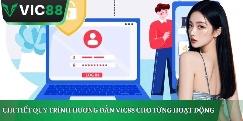 Chi tiết quy trình hướng dẫn VIC88 cho từng hoạt động